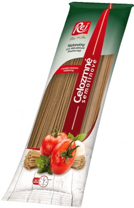 REJ Celozrnné semolinové Špagety 400 g