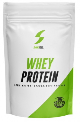 SmartFuel 100 % Whey Protein 1000 g - Bílá čokoláda/káva VÝPRODEJ (POŠK. OBAL)