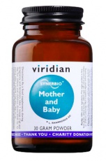 Viridian Synerbio Mother and Baby (Probiotika pro maminky a děti) 30 g