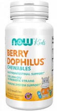 Now Foods BerryDophilus Kids (probiotika pro děti) 60 žvýkacích pastilek