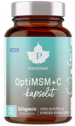 Puhdistamo OptiMSM+C 120 kapslí