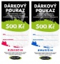 Elektronický dárkový poukaz Fitness007 500 Kč