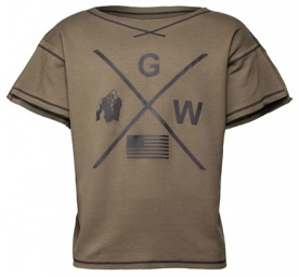 Gorilla Wear Pánské tričko Sheldon Workout Top Army zelený