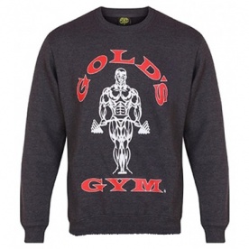 Gold's Gym Crewneck Sweater Pánská mikina tmavě šedá
