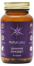 NaturLabs Liposomální Vitamín D3 + K2 30 kapslí