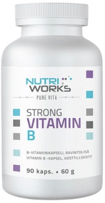 NutriWorks Strong Vitamin B 90 kapslí PROŠLÉ DMT (17. 1. 2023)
