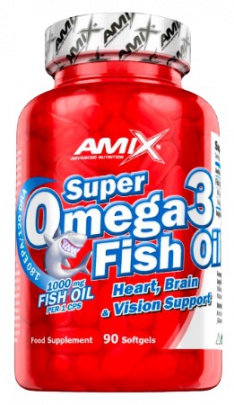 Amix Super Omega 3 Fish Oil 1000 mg 90 kapslí