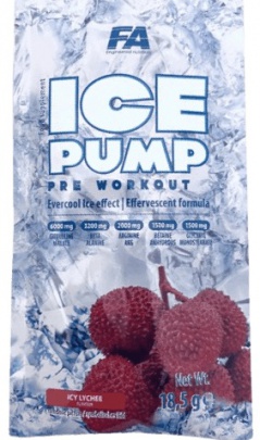 FA Ice Pump Pre Preworkout 18,5 g - Icy Lychee