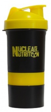 Šejkr Nuclear Nutrition 400 ml se zásobníkem