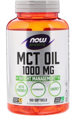 Now Foods MCT Oil 1000mg 150 kapslí PROŠLÉ DMT