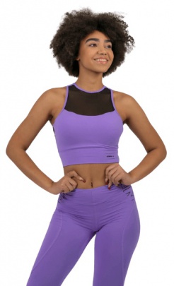 Nebbia FIT Activewear vyztužená sportovní podprsenka 437 lila