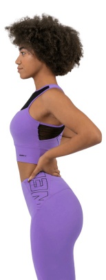 Nebbia FIT Activewear vyztužená sportovní podprsenka 437 lila