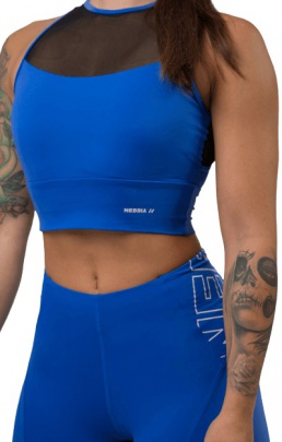 Nebbia FIT Activewear vyztužená sportovní podprsenka 437 modrá