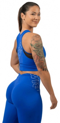 Nebbia FIT Activewear vyztužená sportovní podprsenka 437 modrá