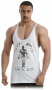 Gold's Gym Pánske tílko Camo Joe Stringer GGVST145 bílá