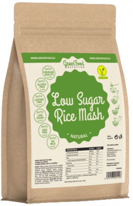 GreenFood Low Sugar Rýžová kaše 500 g