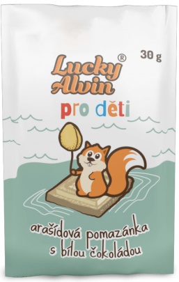 Lucky Alvin Pro Děti Arašídová pomazánka 30 g