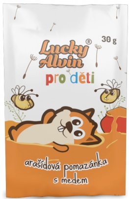 Lucky Alvin Pro Děti Arašídová pomazánka 30 g
