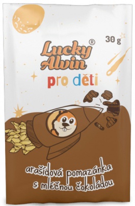 Lucky Alvin Pro Děti Arašídová pomazánka 30 g