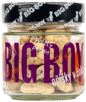 Big Boy Pekan v BIO bílé čokoládě 120 g