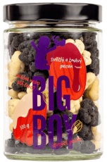 Big Boy Double Pekan 300 g - Pekany v BIO bílé čokoládě a v mléčné čokoládě s kakaem