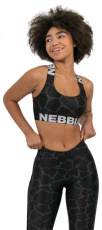 Nebbia Nature-Inspired Sportovní podprsenka 552 černá