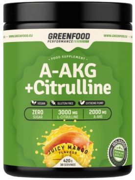 GreenFood A-AKG + Citrulline Malate 420 g