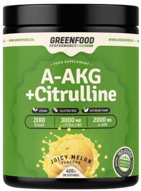 GreenFood A-AKG + Citrulline Malate 420 g