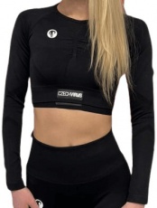 Czech Virus Crop Top černá