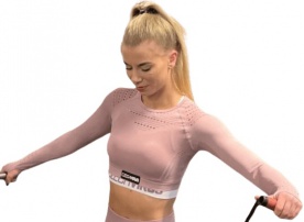 Czech Virus Crop Top růžová