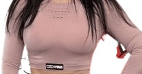 Czech Virus Crop Top růžová