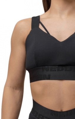 Nebbia Intense Dámská sportovní podprsenka s výstuží Iconic 844 černá