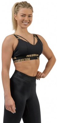 Nebbia Intense Dámská sportovní podprsenka s výstuží Iconic 844 gold