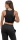 Nebbia Intense Dámský Crop top s vysokou podporou Mesh 842 černý