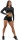 Nebbia Intense Dámský Crop top s dlouhým rukávem 839 gold