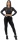 Nebbia Intense Dámský Crop top s dlouhým rukávem 839 černý
