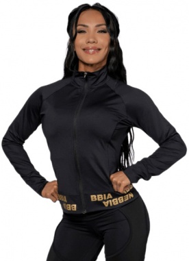 Nebbia Intense Dámská mikina se zipem warm-up 833 gold