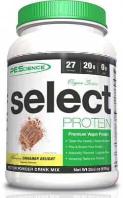 PEScience Vegan Select Protein 810g - Cinnamon Delight VÝPRODEJ