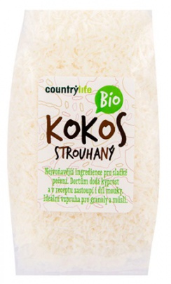 Country Life Kokos strouhaný BIO 200 g