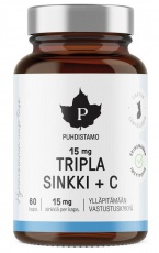 Puhdistamo Triple Zinc 15mg + Vitamin C