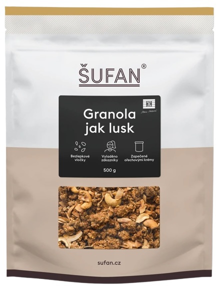 Šufan granola 500 g - jako lusk