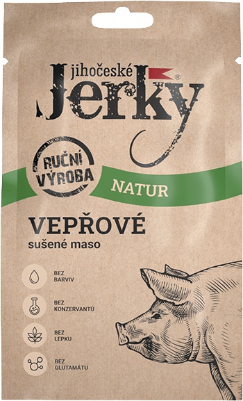 Jihočeské jerky 20 g - vepřové natur