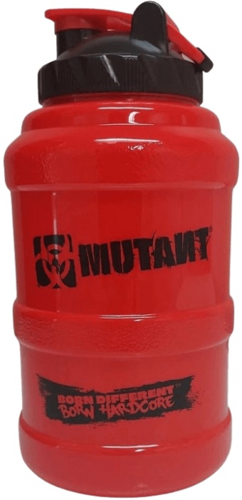 Mutant mega mug 2,6 litru - červený/neprůhledný