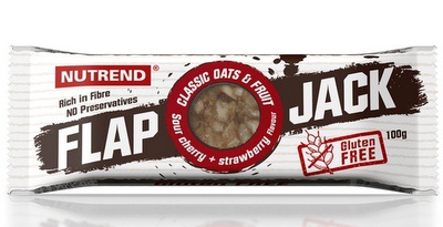 Nutrend FLAPJACK GLUTEN FREE 100 g - čokoláda/banán s hořkou čokoládou