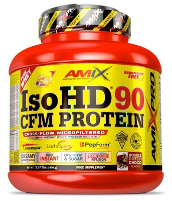 Amix Nutrition Amix IsoHD® 90 CFM Protein 1800 g - dvojitá bílá čokoláda