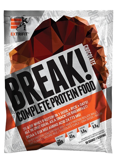Extrifit Protein Break 90 g - čokoláda
