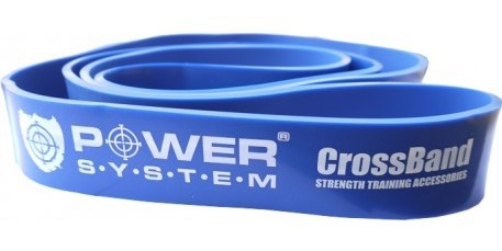 Levně Power System Posilovací guma CROSS BAND Level 4 - modrá