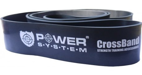 Power System Posilovací guma CROSS BAND Level 5 - černá