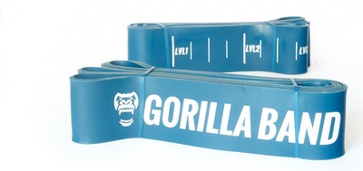 Levně GORILLA Power Band posilovací guma - modrá