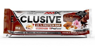 Levně Amix Nutrition Amix Exclusive Protein Bar 85g - double dutch chocolate